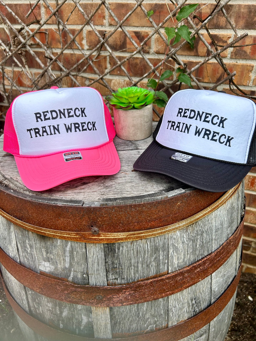 Redneck Trainwreck Trucker Hat