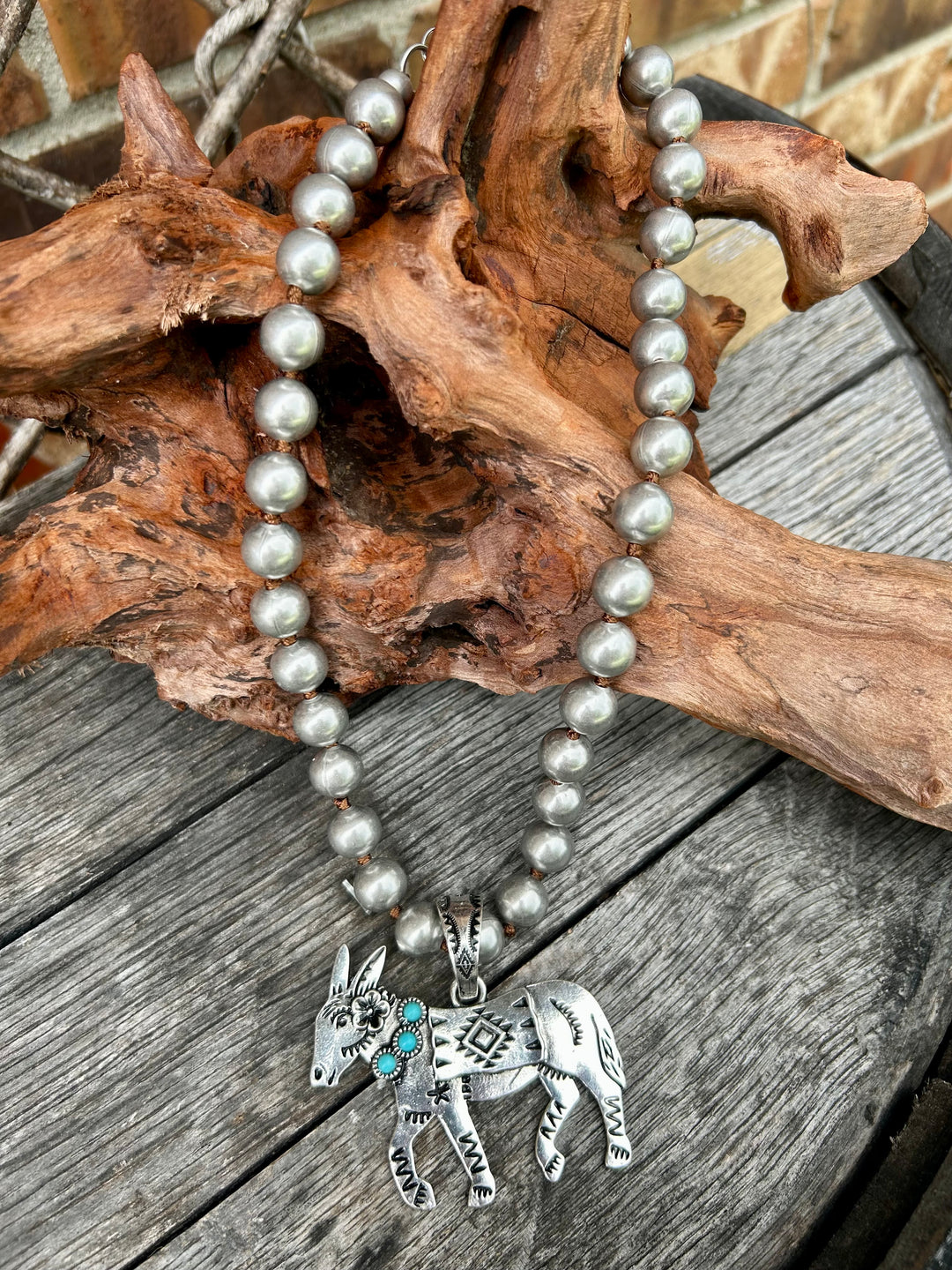 Aztec Donkey Necklace