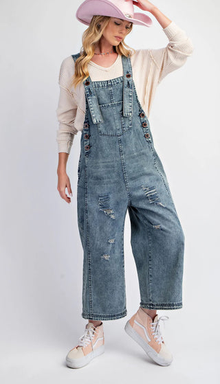 Easel Denim Overalls