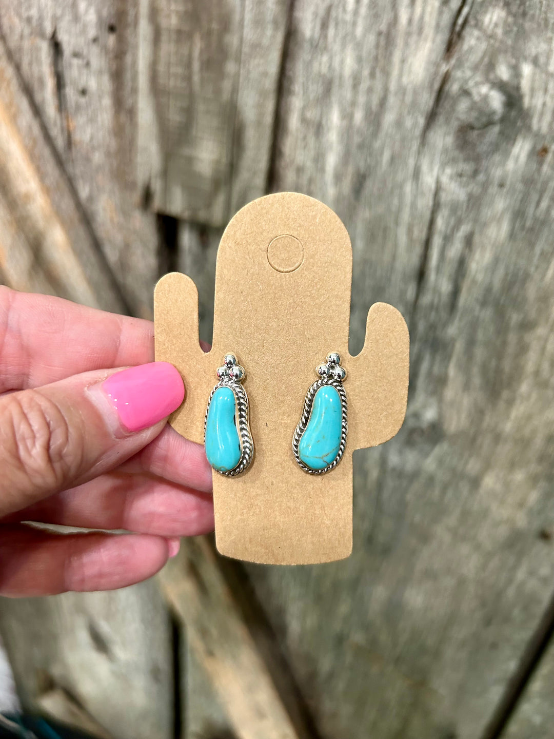 Turquoise Post Earrings
