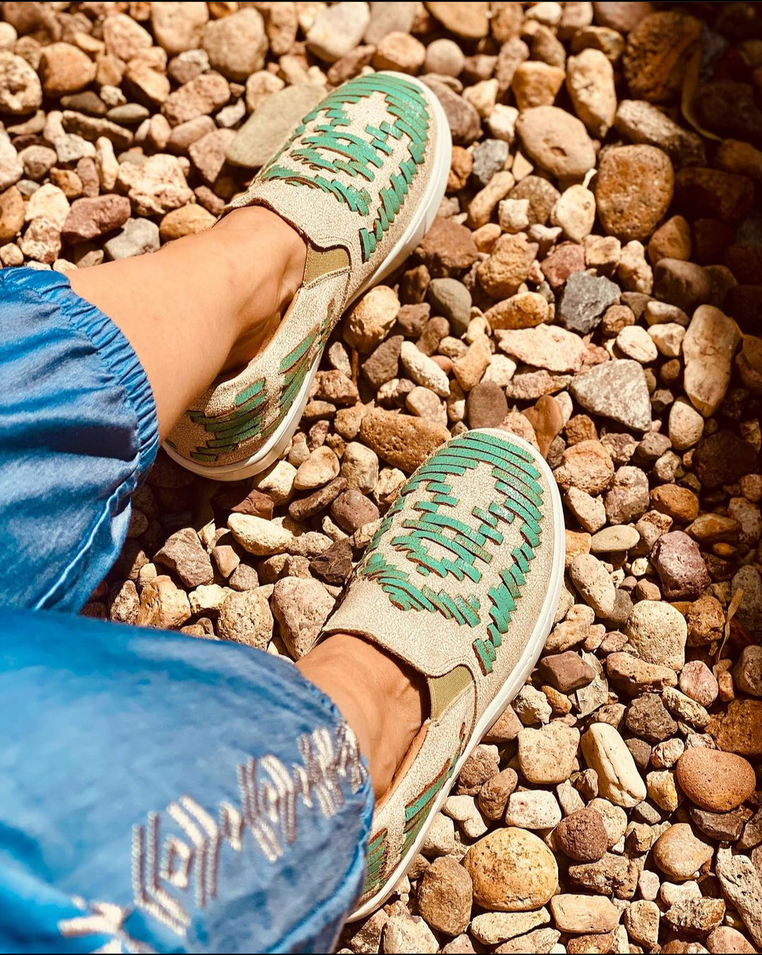 Agave Sky Turquoise Dakota Leather Sneaker