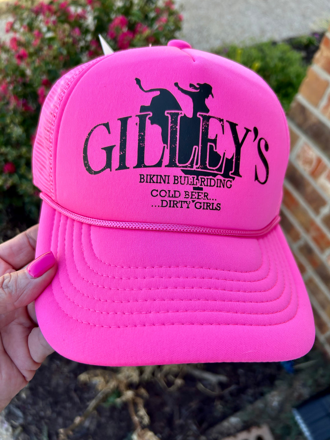 Gilleys Bikini Bull Riding Trucker Hat