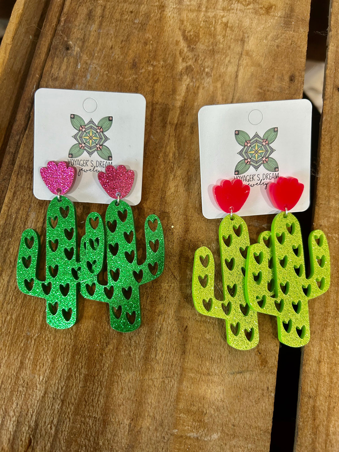 Cactus Flower Earrings