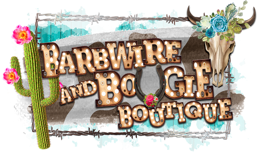 Barbwire n Bougie Boutique logo