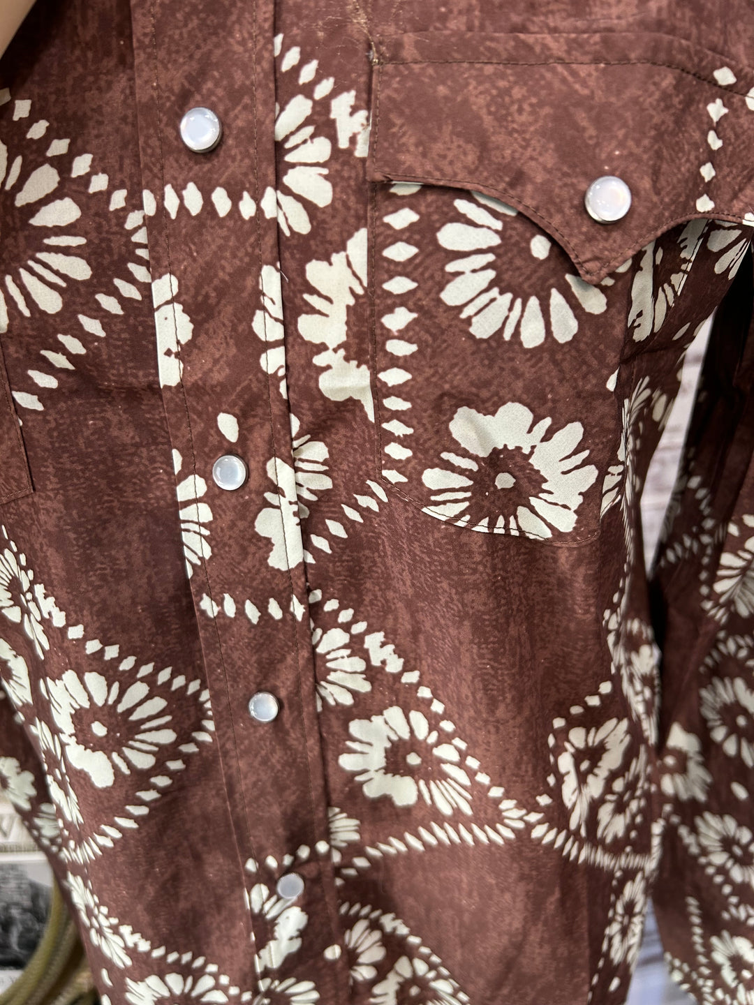 Retro Cowgirl Floral Show Shirt