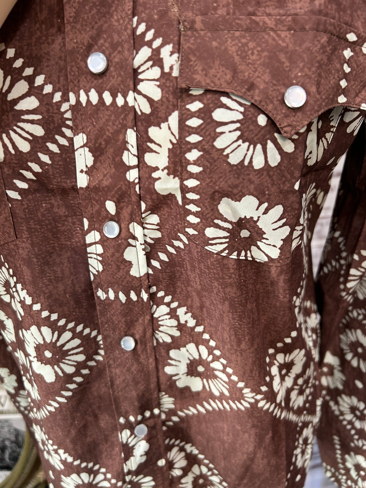 Retro Cowgirl Floral Show Shirt
