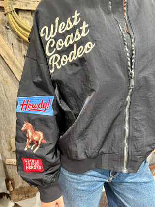 West Coast Rodeo Bomber Satin Jacket