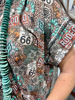 Wild Route Top | Butter Soft Western Rodeo Graphic Tee- Sterling Kreek