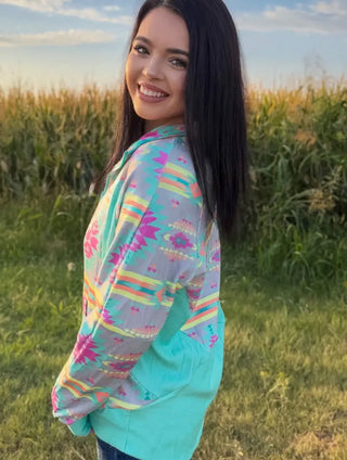 Aztec Dreamer Quarter Zip Pullover