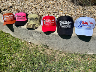 Shady Lady & Honky Tonk Boot Scoot Trucker- SIX COLORS!