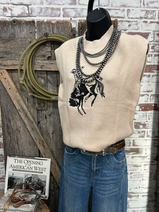 The Buck Off Sweater Vest
