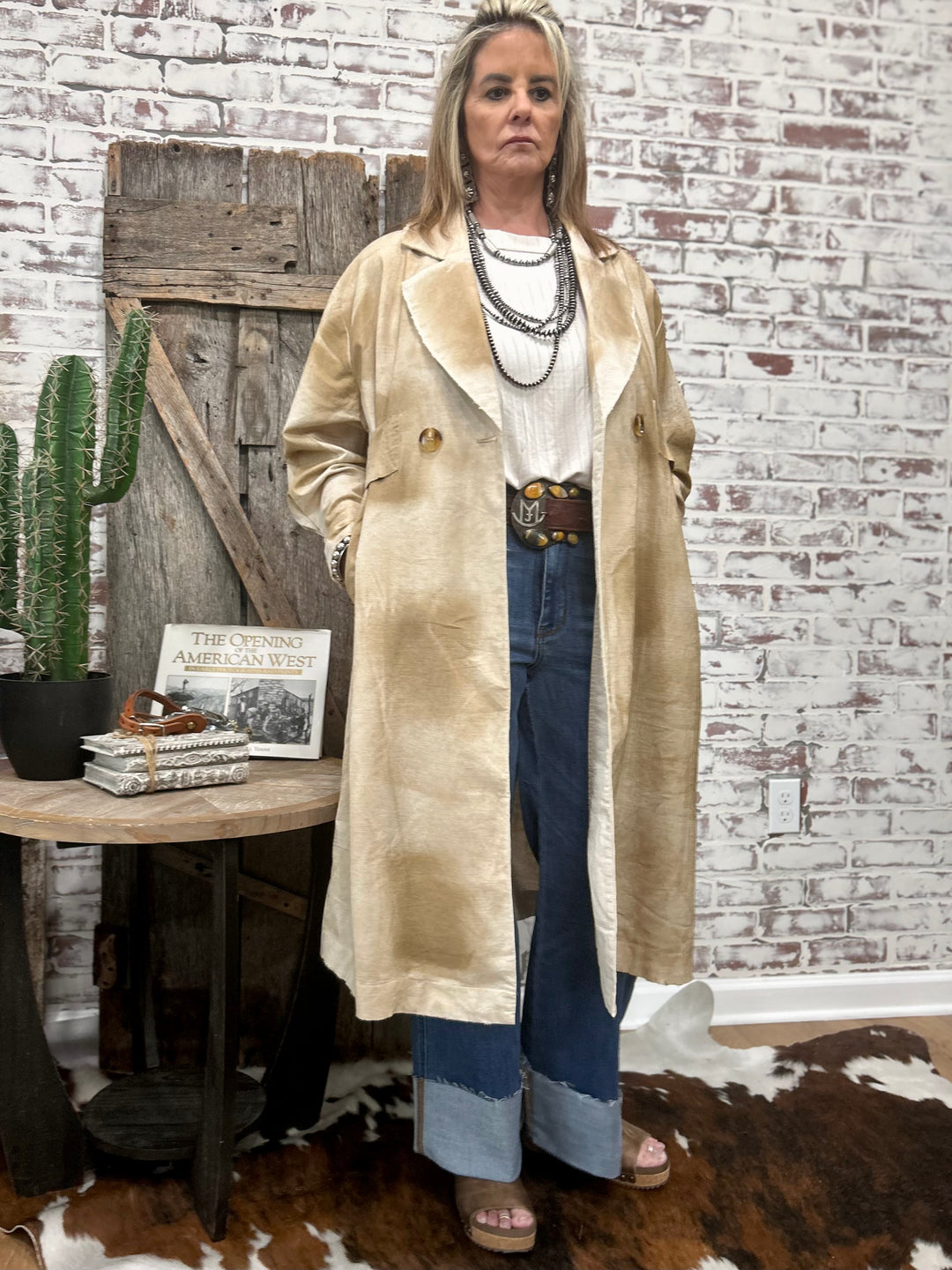 Jaded Gypsy Prairie Winds Linen Duster