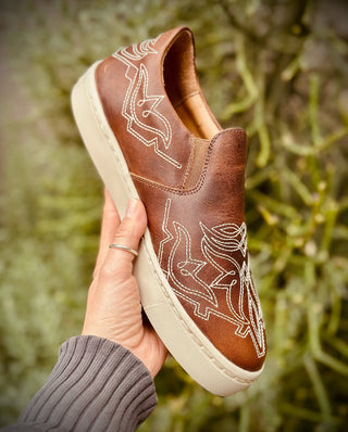 Montana Boot Stitch Slip On Sneaker - Genuine Leather