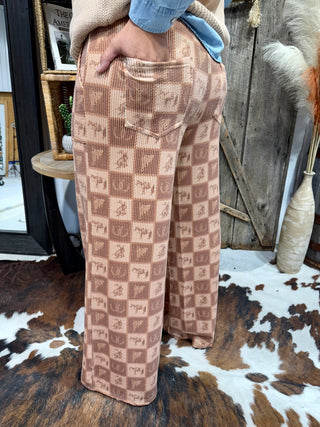 Cowpony Corded Stretchy Lounge Pants