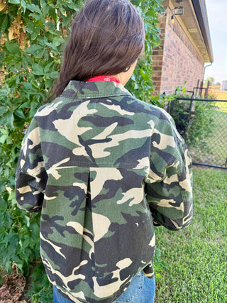 Wild Run Washed Camo Horse Jacket