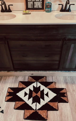 2 Fly Aztec Western Accent Rug - Barbwire n Bougie Boutique