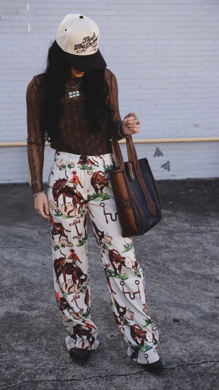 2 Fly Co. Cattle Chaps Trouser Pants-PLUS size too! - Barbwire n Bougie Boutique