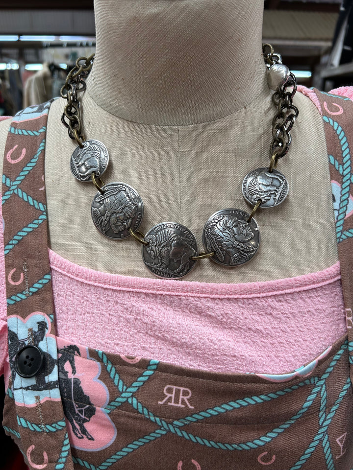 The Tonto Buffalo Nickel Necklace