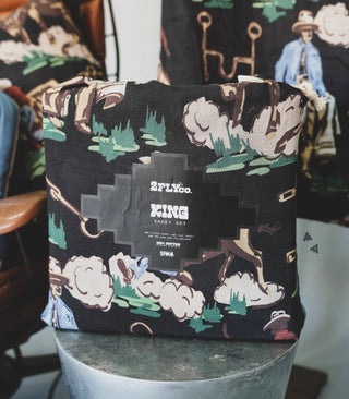 2Fly Co. Cuddle Up Cowboy Western Sheet Set - Barbwire n Bougie Boutique