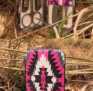 Pretty in Pink Aztec Manicure Set