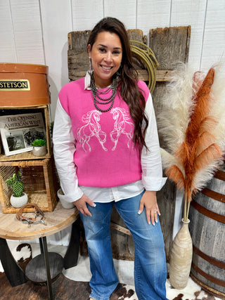 Pretty Ponies Sweater Vest