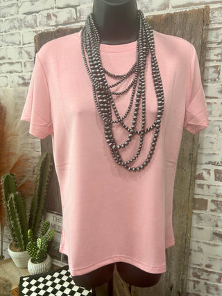 2 Fly Co Pink Cloud Basics Snug Tee
