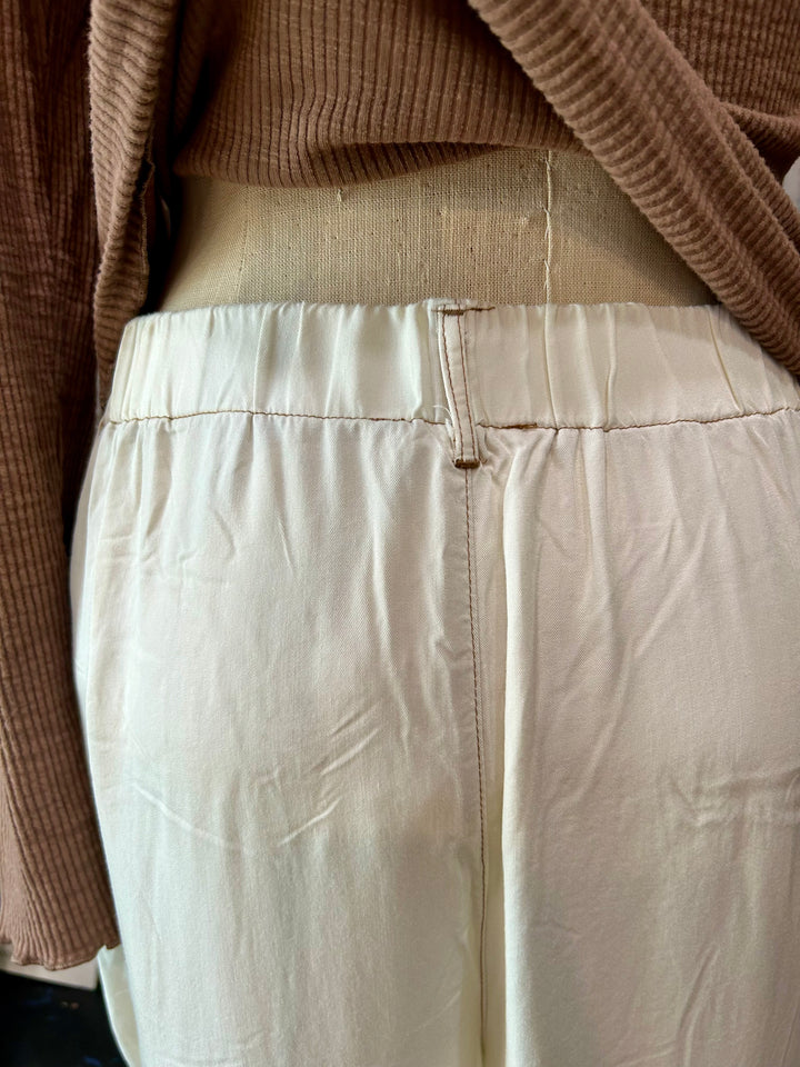 WASHED COLOR TENCEL 3D POCKET WIDE PANTS-FINAL SALE !!