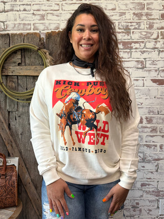 Kick Dust Cowboy Sweatshirt
