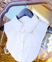 White Peter Pan Ruffle