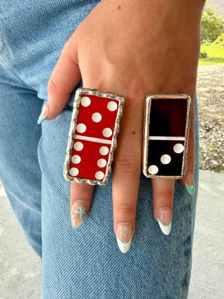 Stretch Soldered Domino Ring