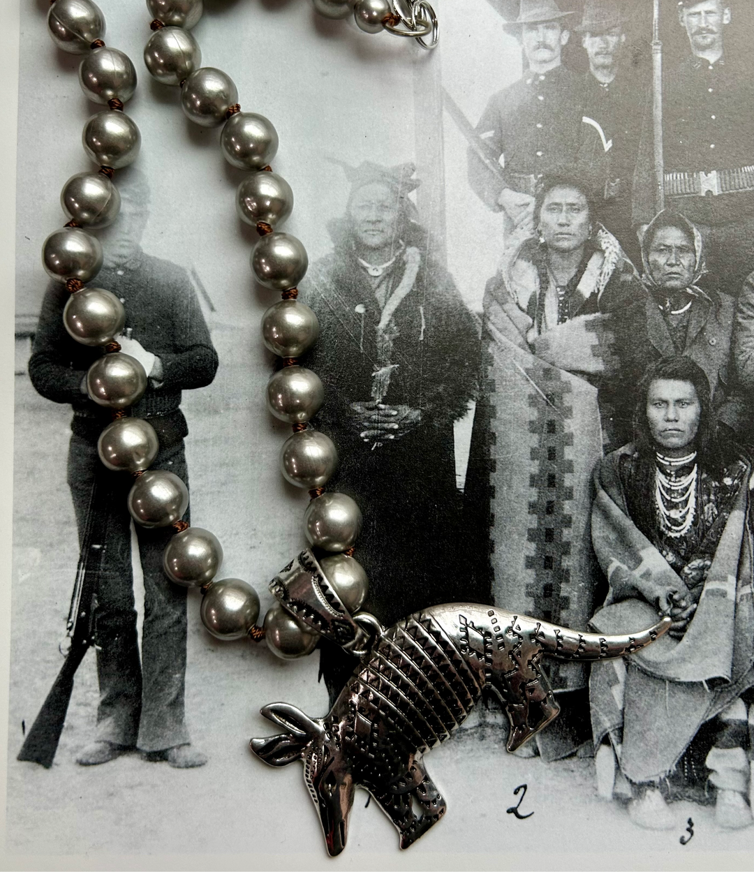 Armadillo necklace 
