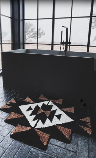 2 Fly Aztec Western Accent Rug