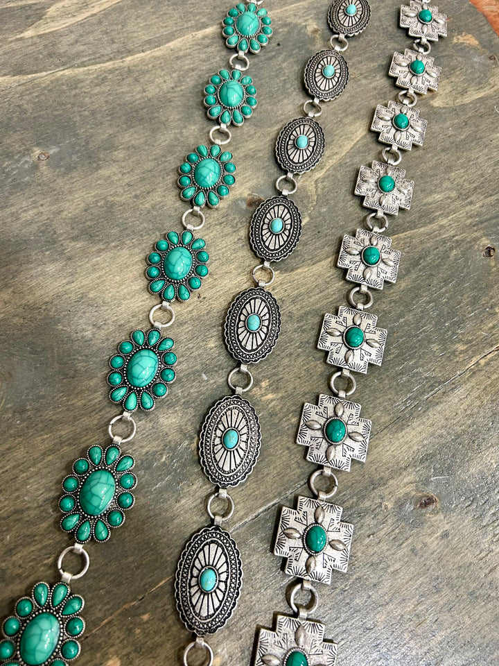 Western Concho Style Hat Bands