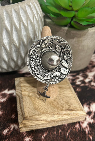 Junkyard Cowgirl Sombrero Ring-Adjustable