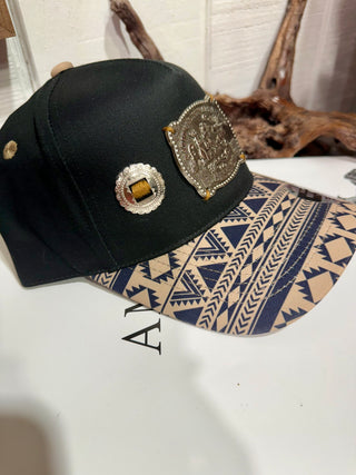 Vintage NFR 1985 Hesston Buckle Western Aztec Cap- Only One!