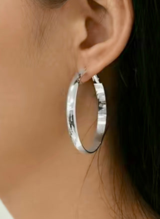 2 Inch Sterling Silver Everyday Hoops