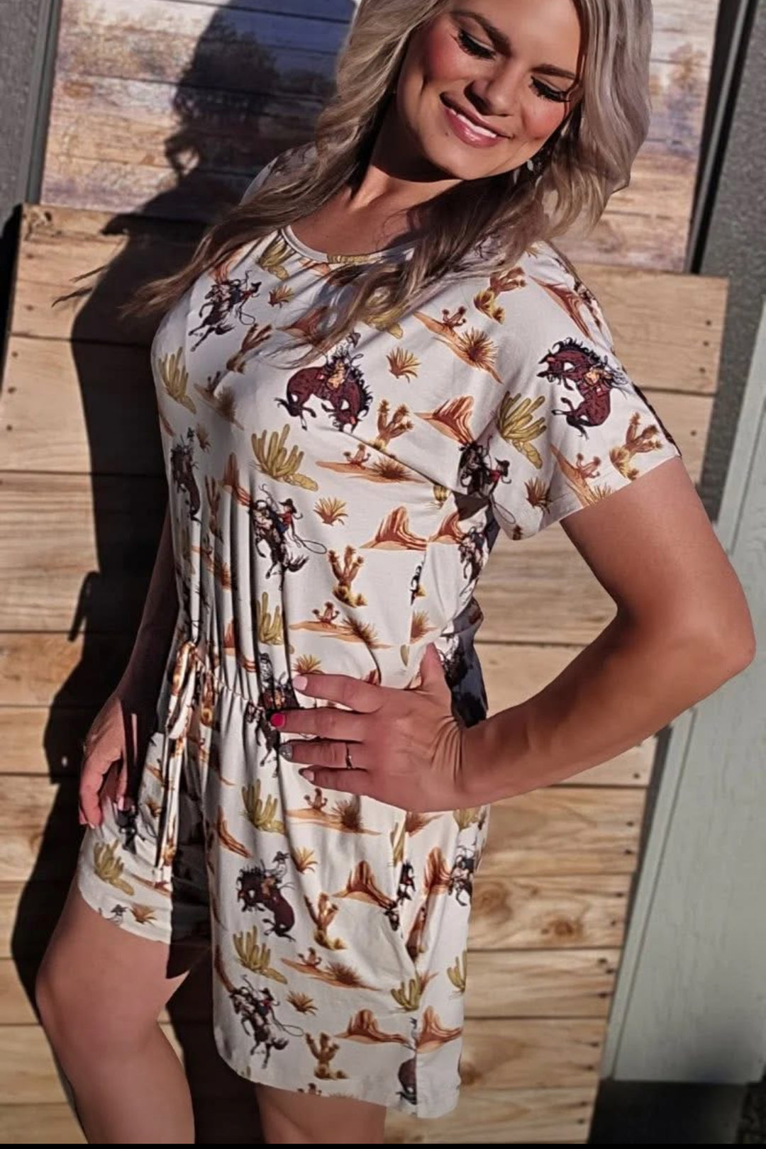 Down In The Desert Western Romper