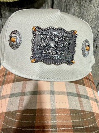 NFR Hesston Buckle Plaid Trucker Hat- Only One!