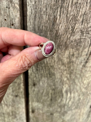 Sterling Silver Purple Spiny Rings