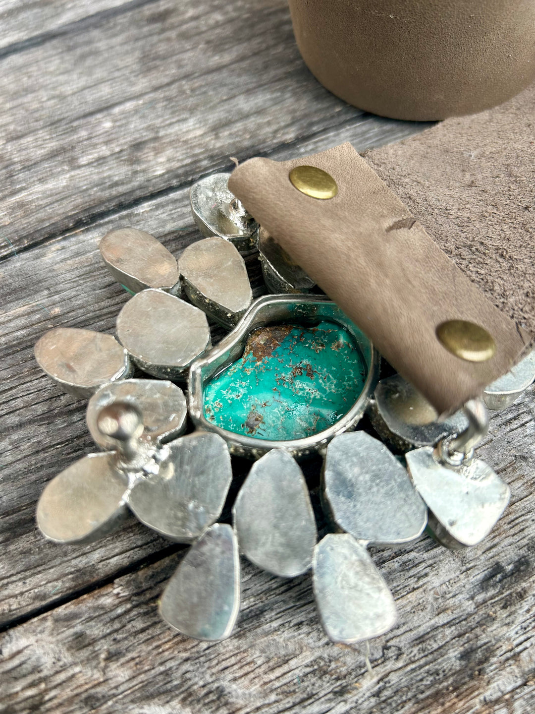 Genuine Turquoise Starburst Belt- A Rare Bird