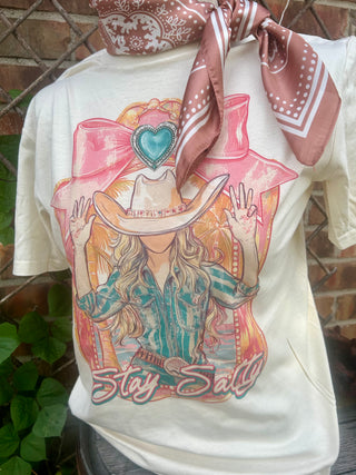 Stay Salty Coastal Cowgirl Tee