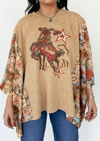 Star Cowboy Western Poncho – Varsity Rodeo