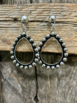 Western Teardrop Bubble Earrings