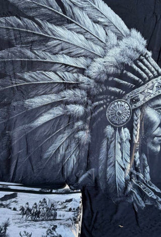 Spirit of the Plains Western Throw Blanket