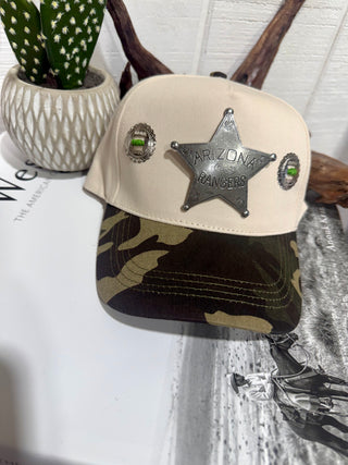 Arizona Rangers Camo Concho Trucker Hat