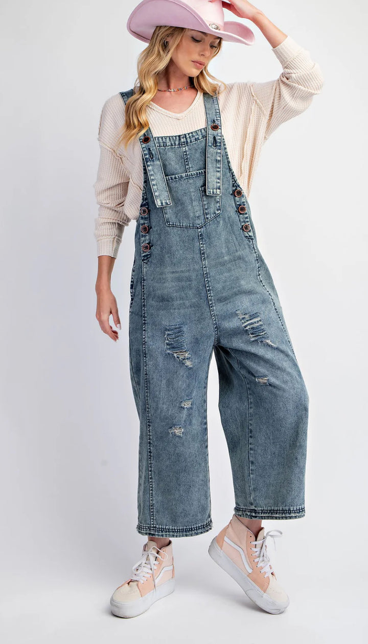 Easel Denim Overalls