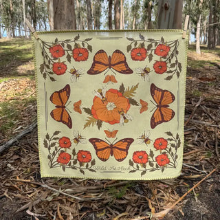 The Meadow Monarch Butterfly Bandana Wild Rag
