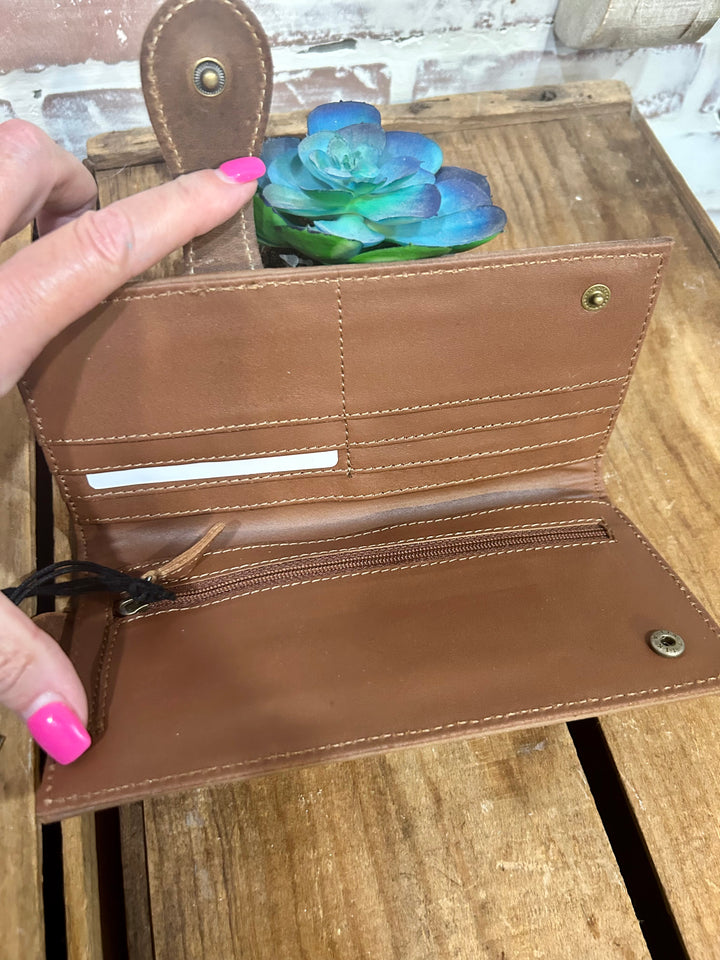 The Cocktail Hand Tooled Wallet