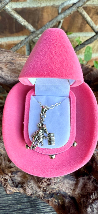 Stainless Steel Barrel Racer Necklace