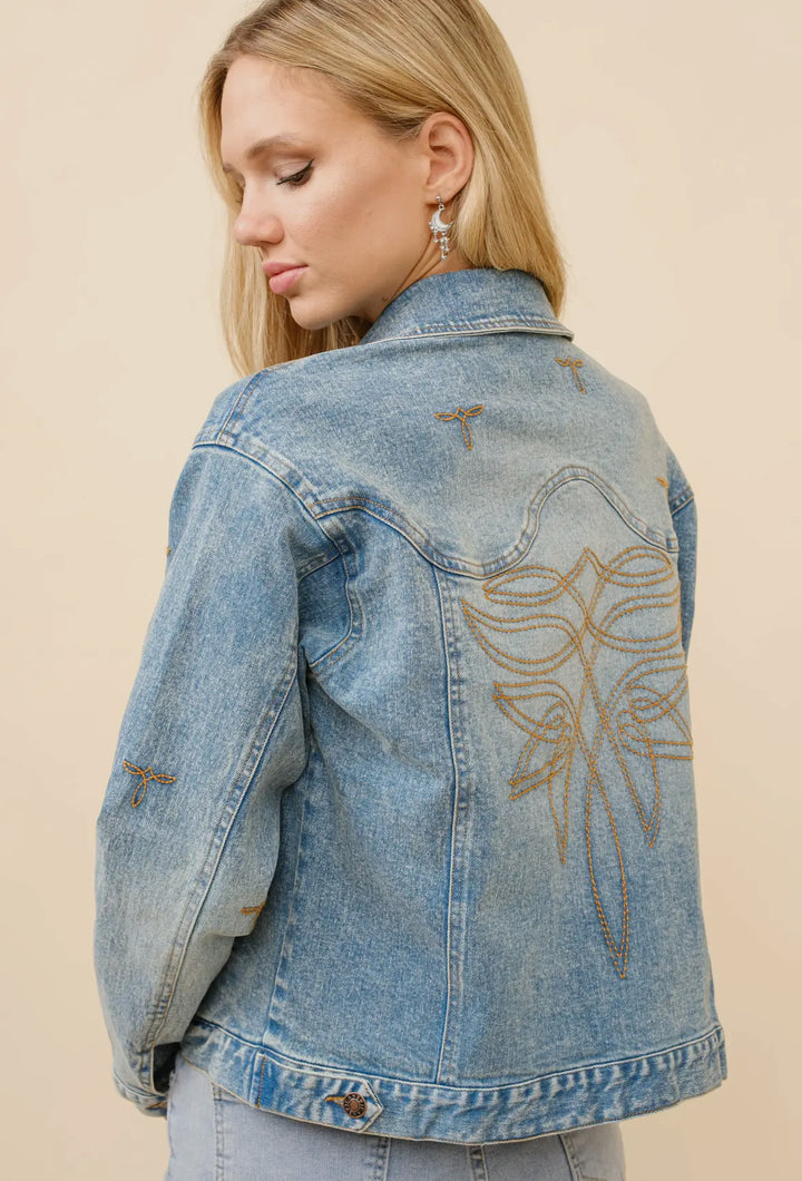 Boot Stitch Denim Jacket